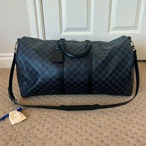 Louis Vuitton Bandouliere 55 Damier Graphite with Dustbag